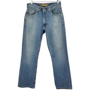 Old Navy Men's Loose Fit Jeans 100% Cotton Size 30x31 Straight Leg Blue Denim